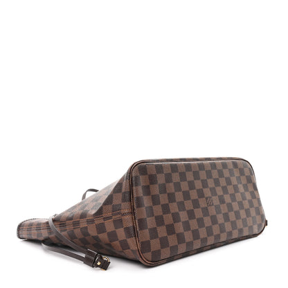 Louis Vuitton Damier Ebene Neo Neverfull MM Rose Ballerine 5 of 12