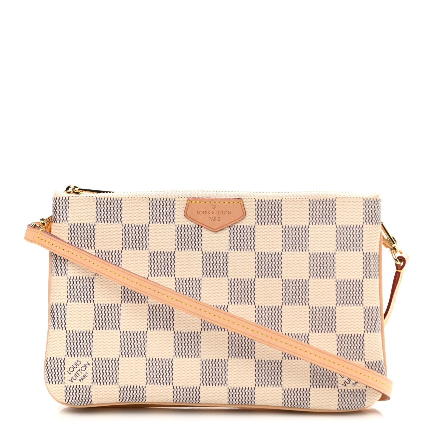 Damier Azur Double Zip Pochette