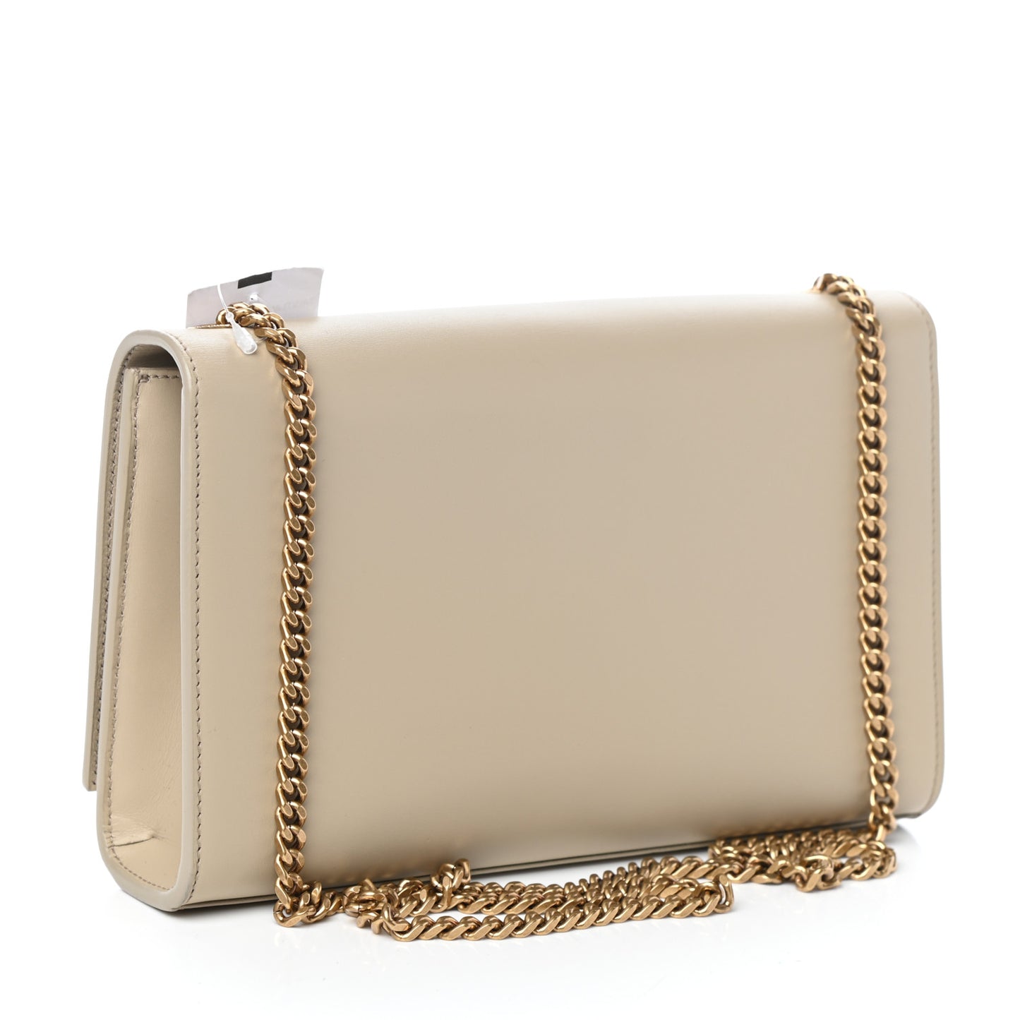 Smooth Calfskin Medium Classic Monogram Kate Tassel Satchel Sea Salt