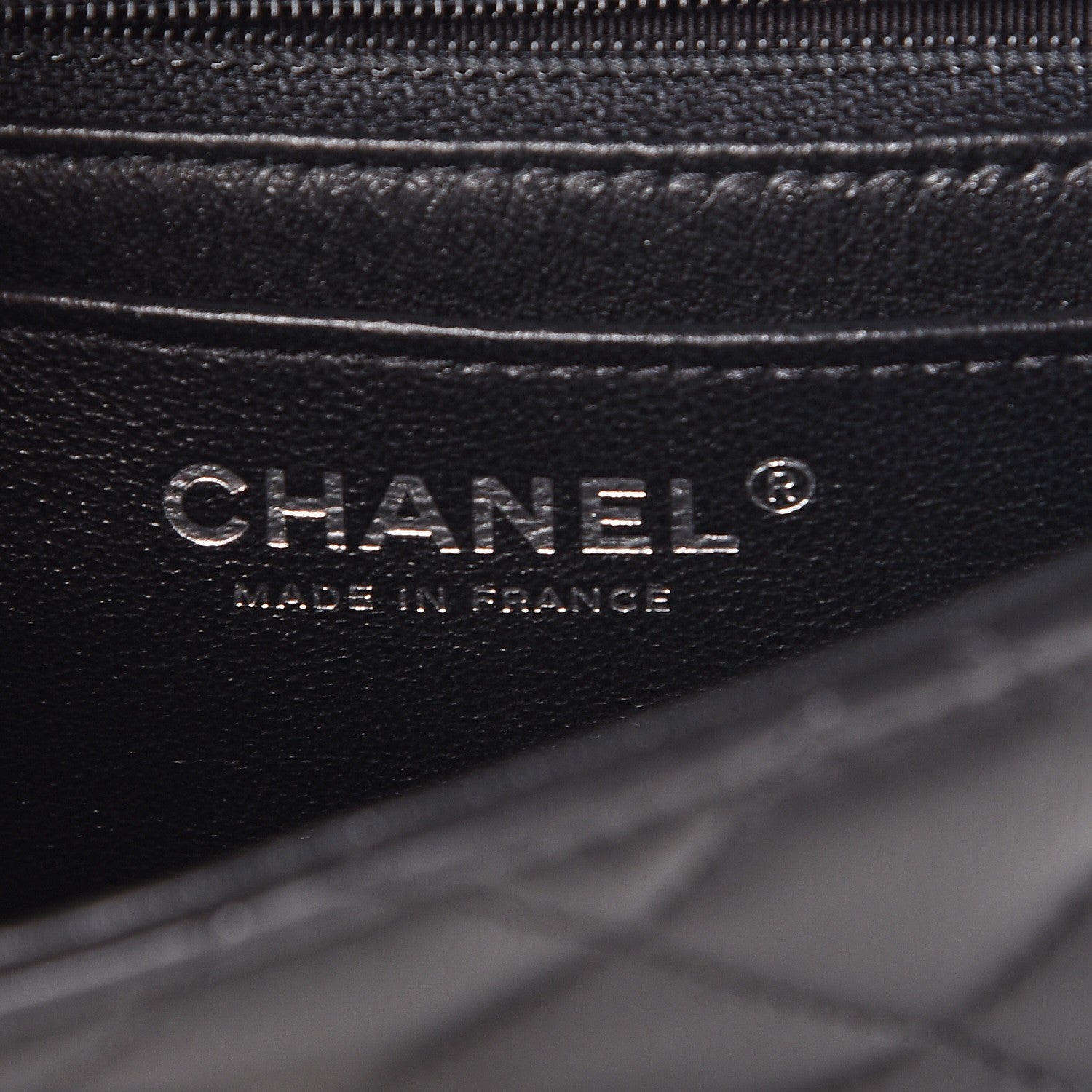 Chanel Lambskin Quilted Mini Square Flap Black 6 of 8