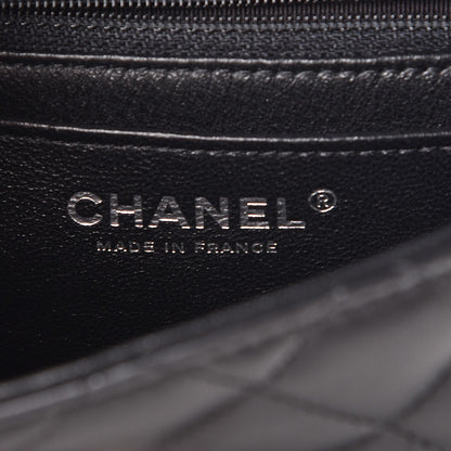 Chanel Lambskin Quilted Mini Square Flap Black 6 of 8