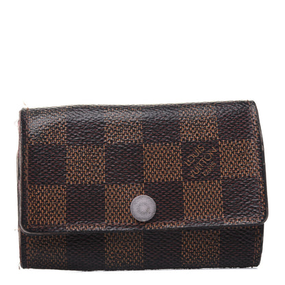 Louis Vuitton Damier Ebene Multicles 6 Key Holder Rose Ballerine 1 of 17