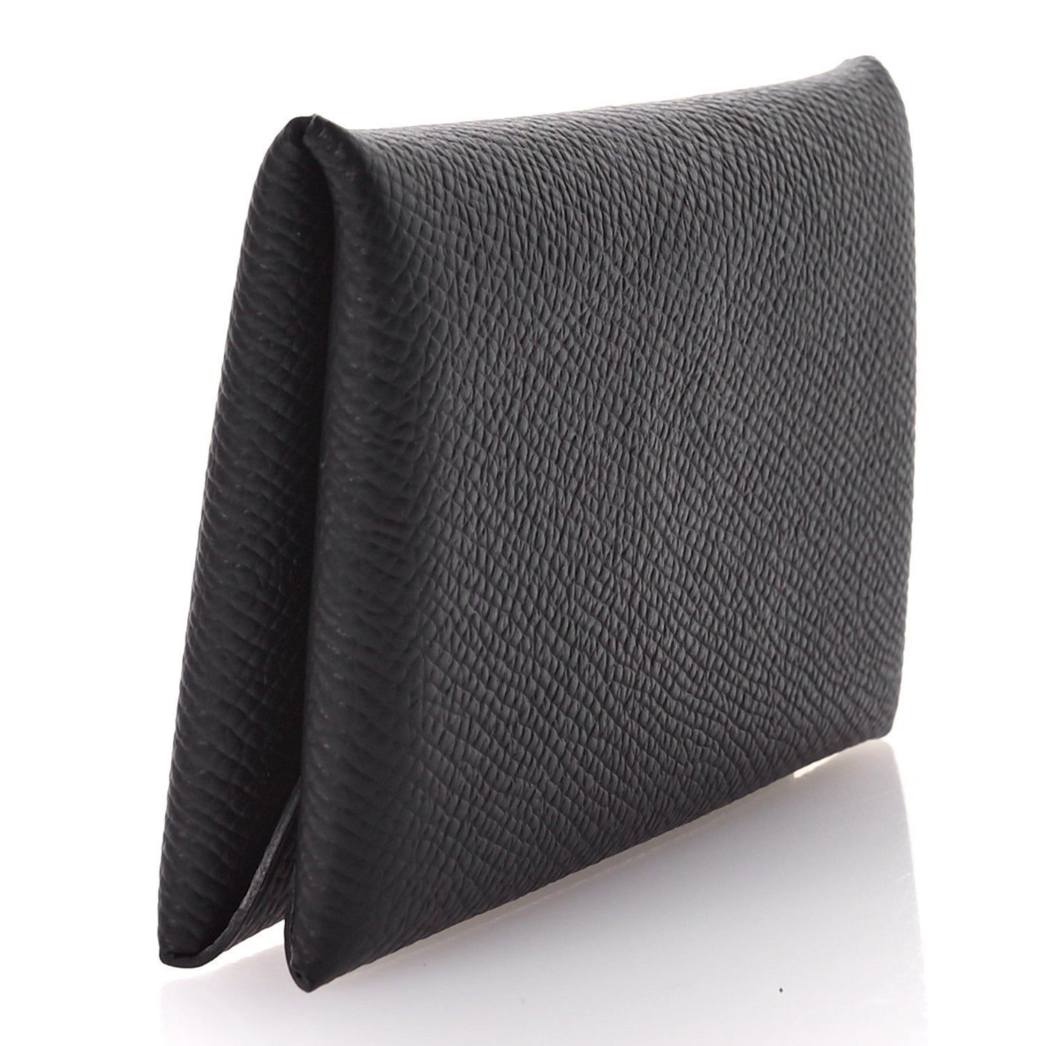 Hermes Epsom Calvi Card Case Black 3 of 7