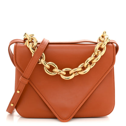 Bottega Veneta Calfskin Mount Envelope Bag Maple 1 of 13