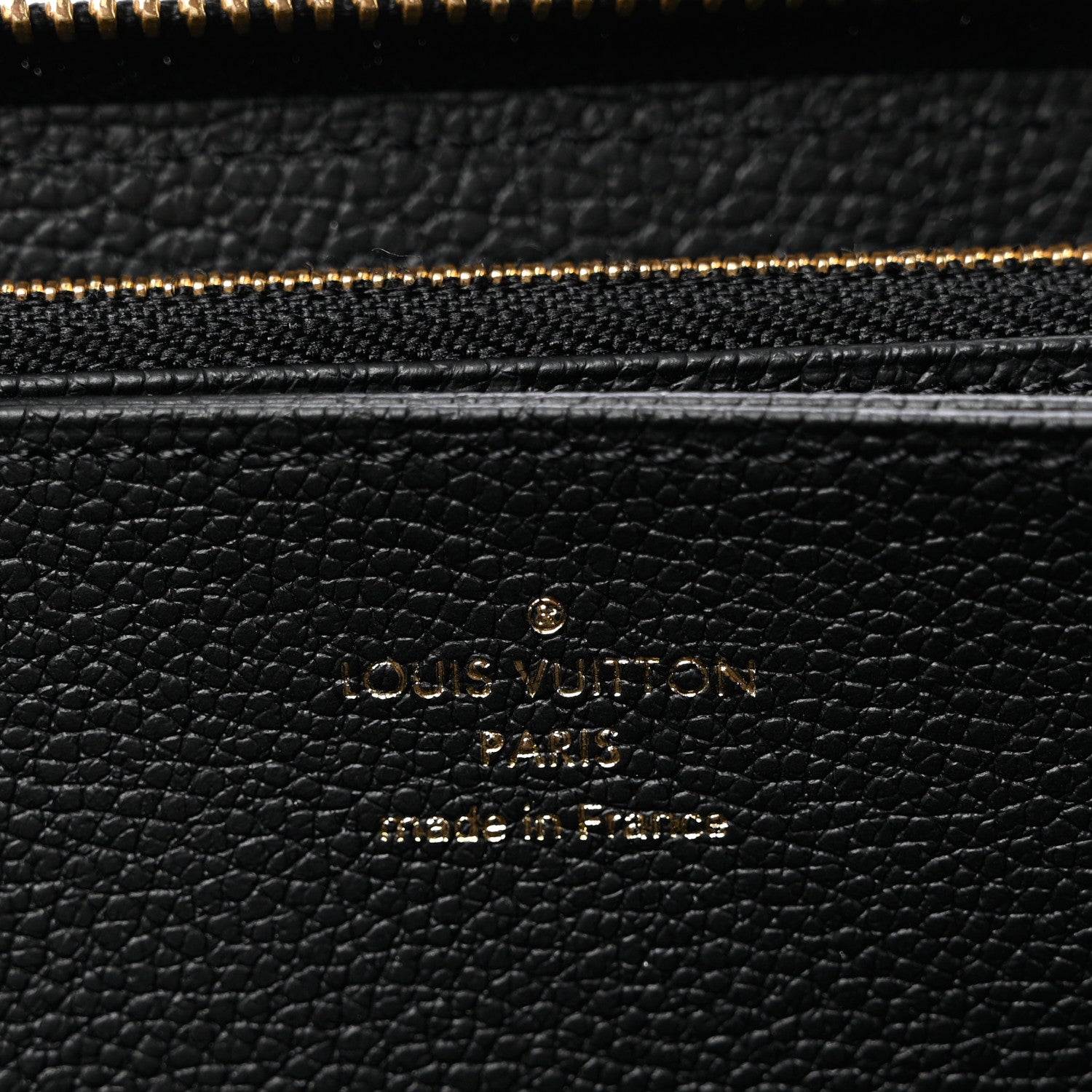 Louis Vuitton Empreinte Zippy Wallet Black 6 of 6