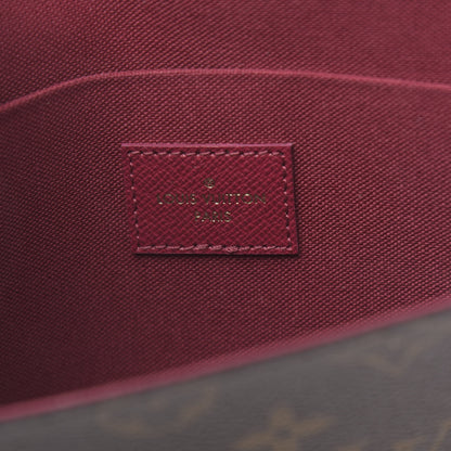 Louis Vuitton Monogram Pochette Felicie Chain Wallet Fuchsia 7 of 12