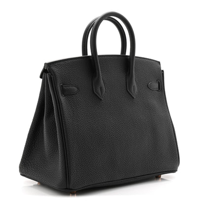 Hermes Togo Birkin 25 Black 3 of 11