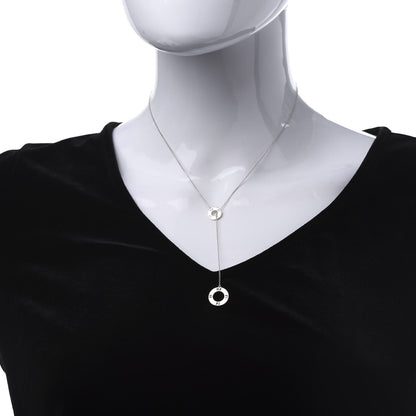 Tiffany Sterling Silver Atlas Lariat Pendant Necklace 2 of 5