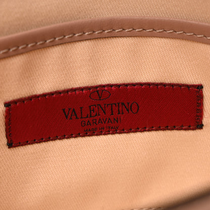 Valentino Garavani Vitello Medium Rockstud Flip Lock Crossbody Bag Poudre 6 of 9