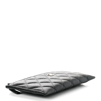 Chanel Caviar Quilted Classic Zip Pouch Black 4 of 8