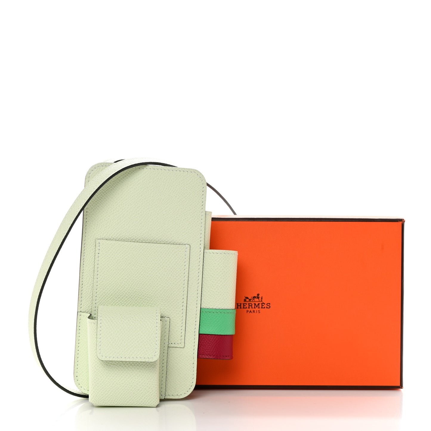Epsom Hermesway Phone Case Vert Fizz