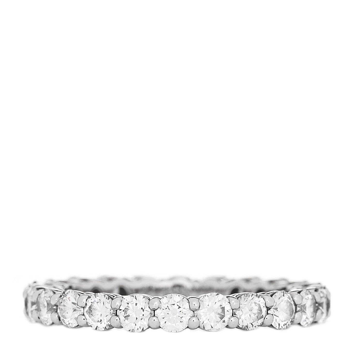 Platinum Diamond 3mm Forever Eternity Band Ring 56 7.5
