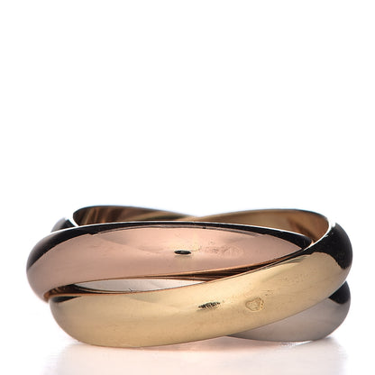 Cartier 18K Pink Yellow White Gold Trinity Ring 52 6 3 of 6
