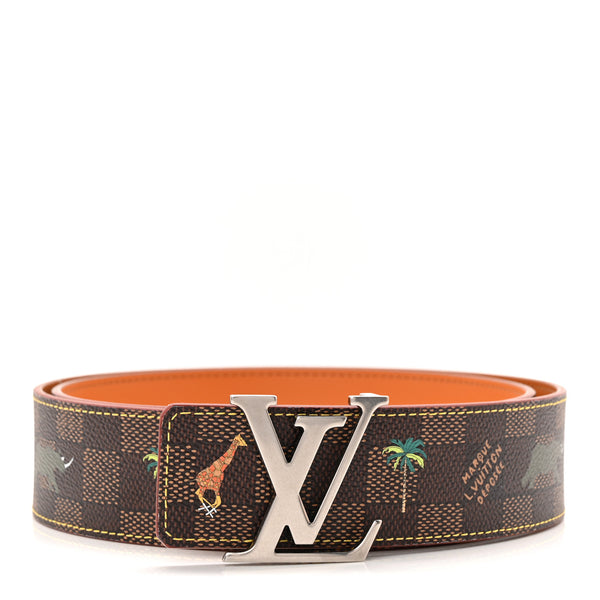 ルイヴィトン　オレンジ ベルト LVロゴ Louis Vuitton LV x The Darjeling Limited Monogram 40mm LV