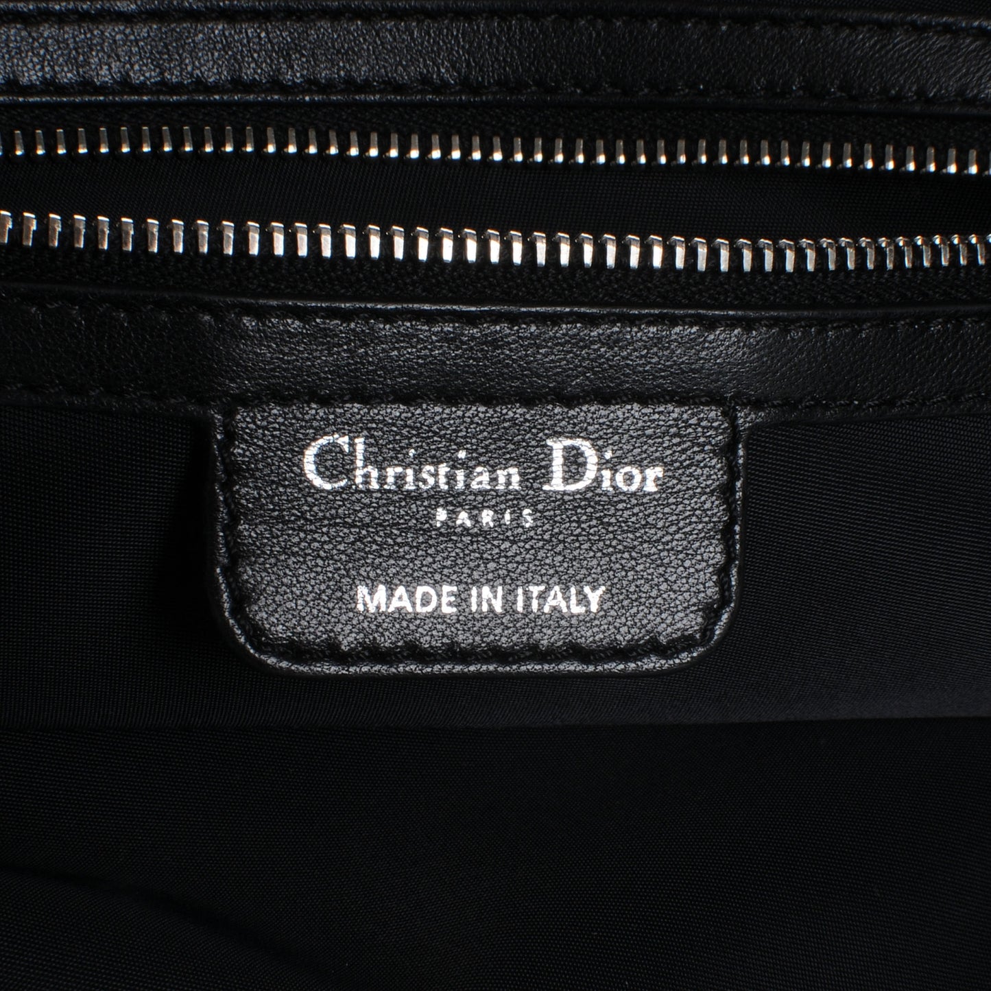 Nylon Cannage Medium Charming Lock Tote Black
