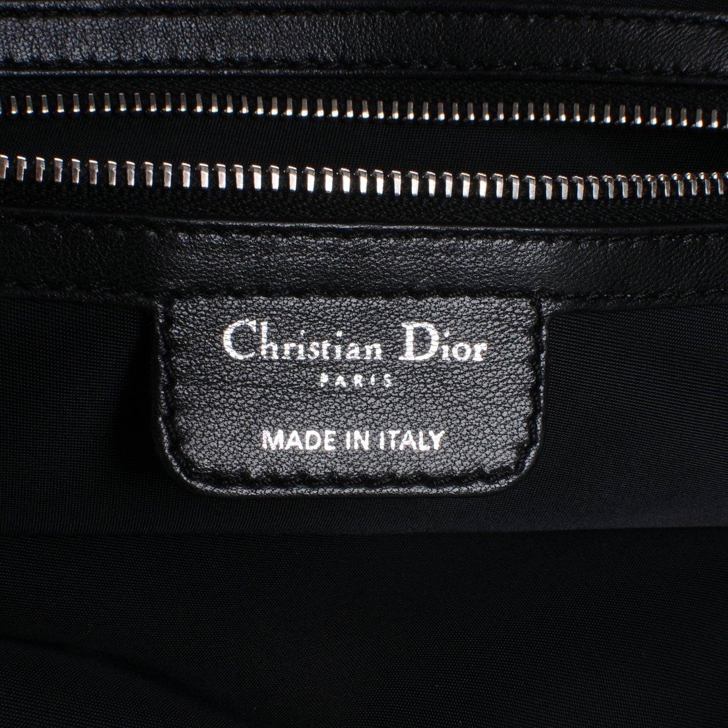 Christian Dior Nylon Cannage Medium Charming Lock Tote Black 5 of 7