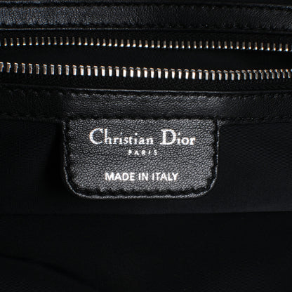 Christian Dior Nylon Cannage Medium Charming Lock Tote Black 5 of 7