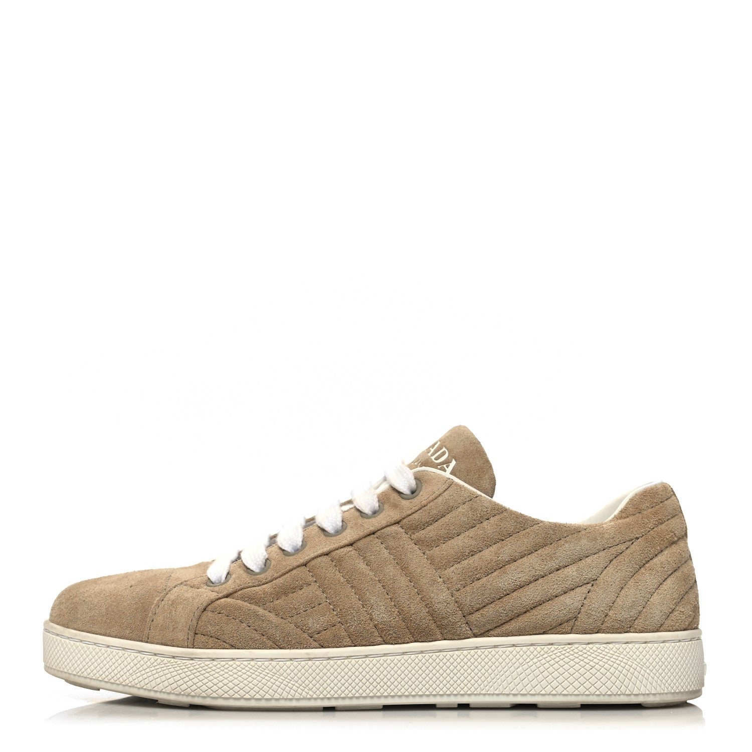 Prada Suede Nappa Diagramme Sneakers 37 Deserto 1 of 7