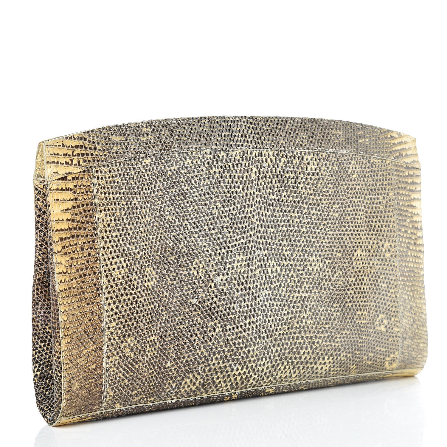 Nancy Gonzalez Lizard Clutch Beige 3 of 11