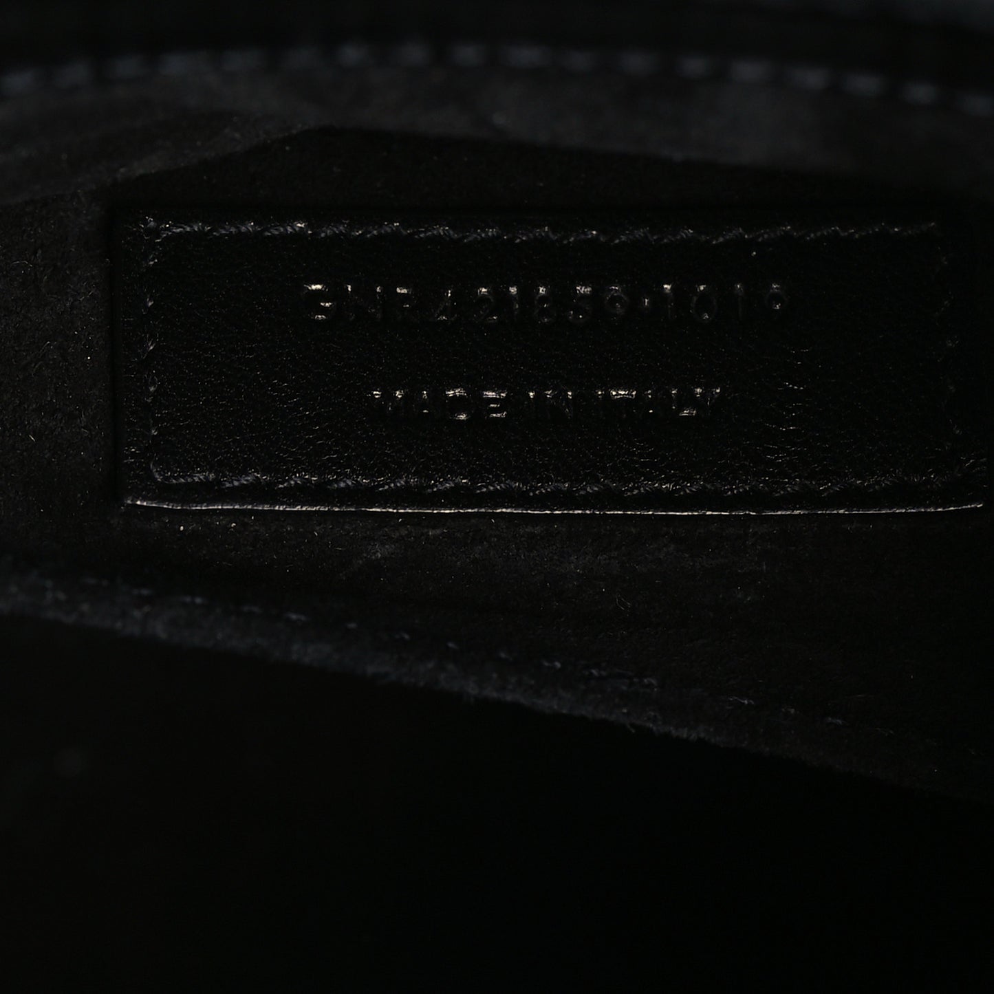 Calfskin Crocodile Embossed Baby Sac De Jour Black