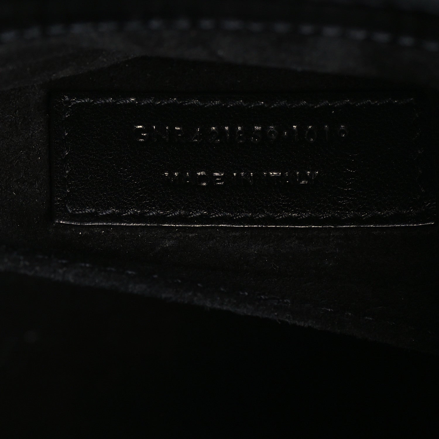 Saint Laurent Calfskin Crocodile Embossed Baby Sac De Jour Black 7 of 9