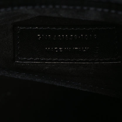 Saint Laurent Calfskin Crocodile Embossed Baby Sac De Jour Black 7 of 9