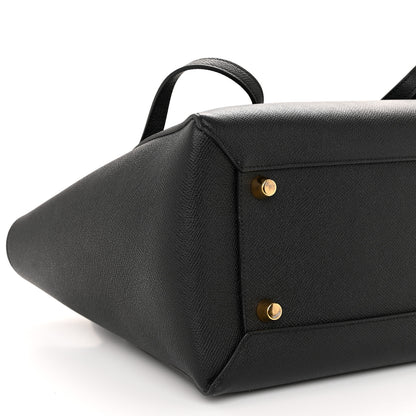 Celine Grained Calfskin Mini Belt Bag Black 9 of 10