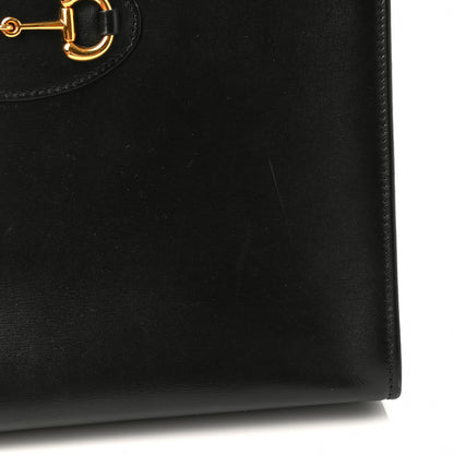 Gucci Textured Calfskin Horsebit 1955 Zip Pouch Black 8 of 8