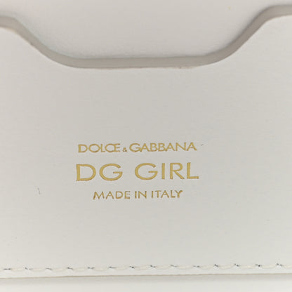 Dolce & Gabbana Nappa DG Girls Phone Shoulder Bag White 6 of 9