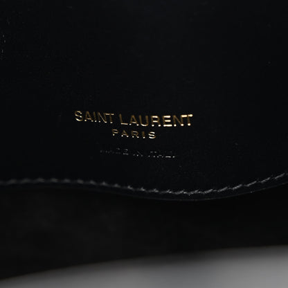 Saint Laurent Shiny Calfskin Le 37 Bucket Bag Black 7 of 10