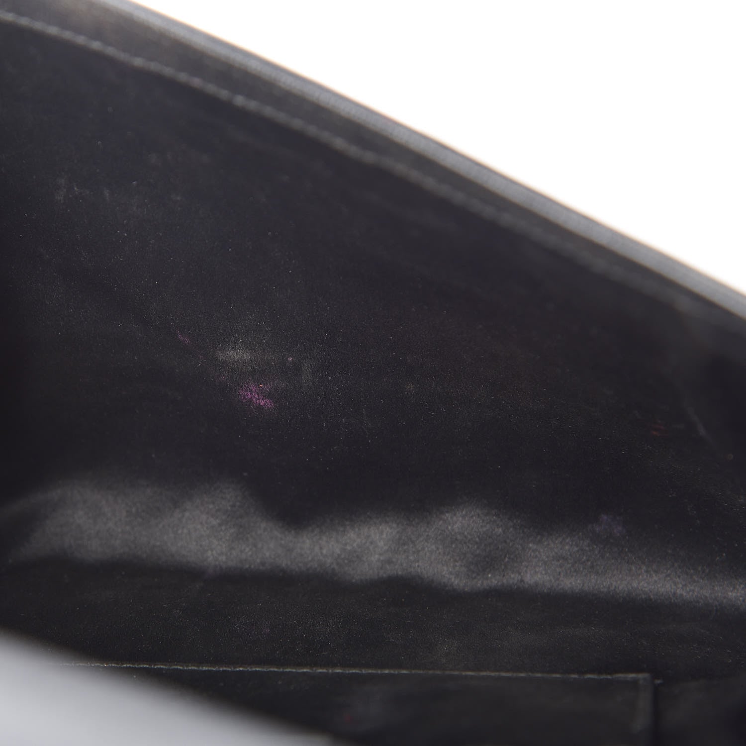 Saint Laurent Textured Calfskin Classic Y Ligne Clutch Black 12 of 15