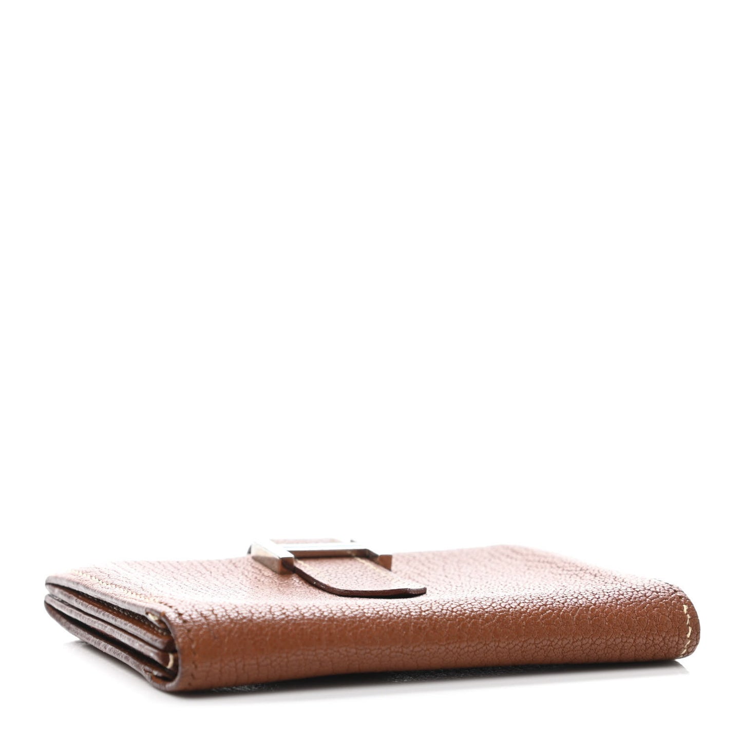 Chevre Mysore Bearn Card Holder Wallet Gold