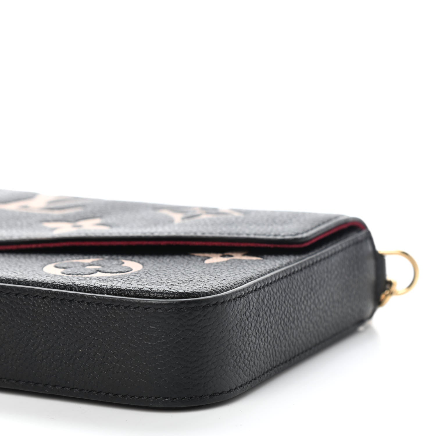 Louis Vuitton Empreinte Monogram Giant Felicie Pochette Black Beige 8 of 8