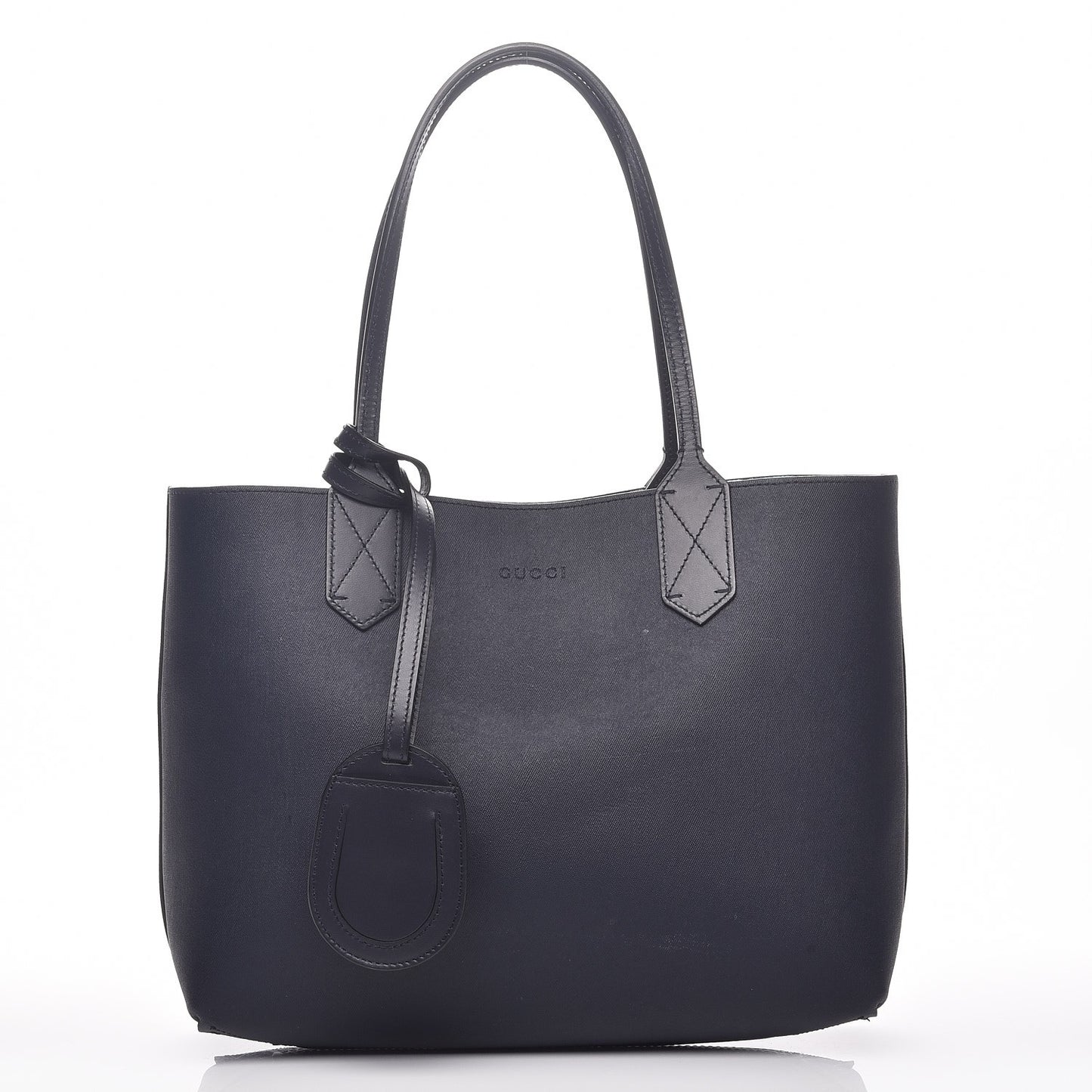 GG Supreme Monogram Blooms Small Reversible Tote Beige Blue Navy