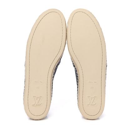 Louis Vuitton Canvas Waterfall Espadrille Flats 40 Marine 5 of 8