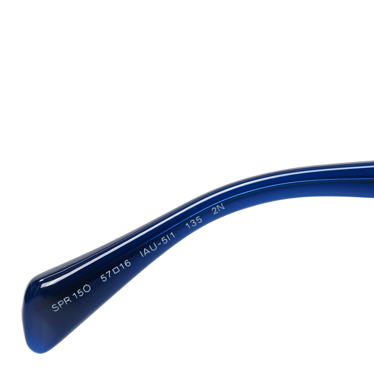 Acetate Round Symbole Triangle Logo Sunglasses SPR 15O Blue
