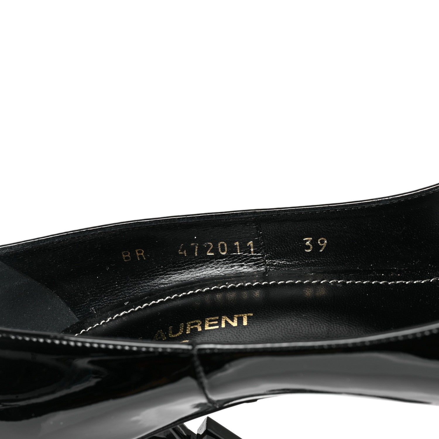 Saint Laurent Patent Opyum 110 Pumps 39 Black 8 of 8