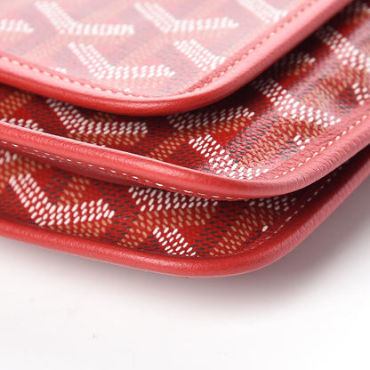 Goyard Goyardine Plumet Wallet Clutch Red 8 of 8