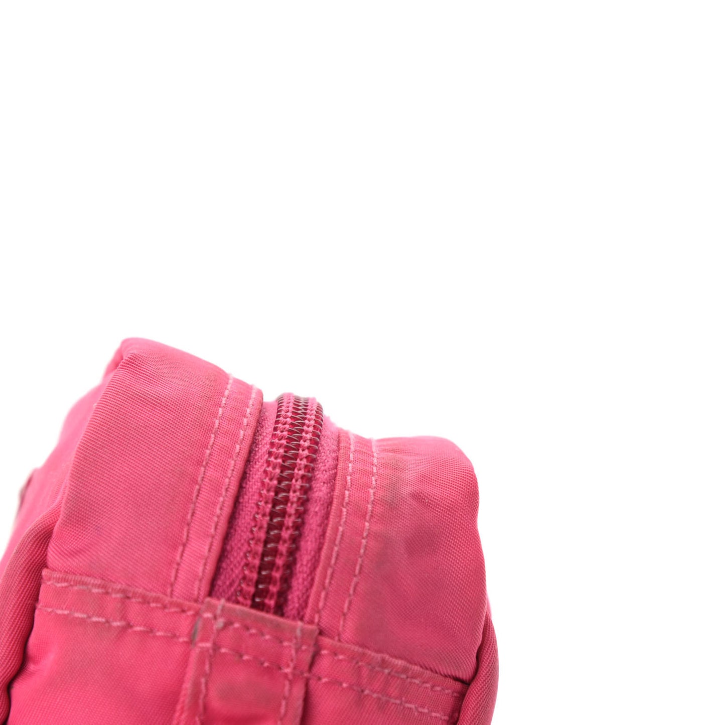Nylon Vela Cosmetic Pouch Fuxia