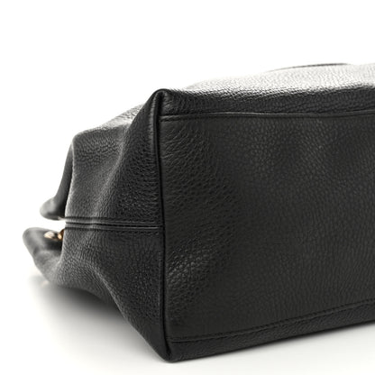 Gucci Pebbled Calfskin Medium Soho Chain Shoulder Bag Black 8 of 9