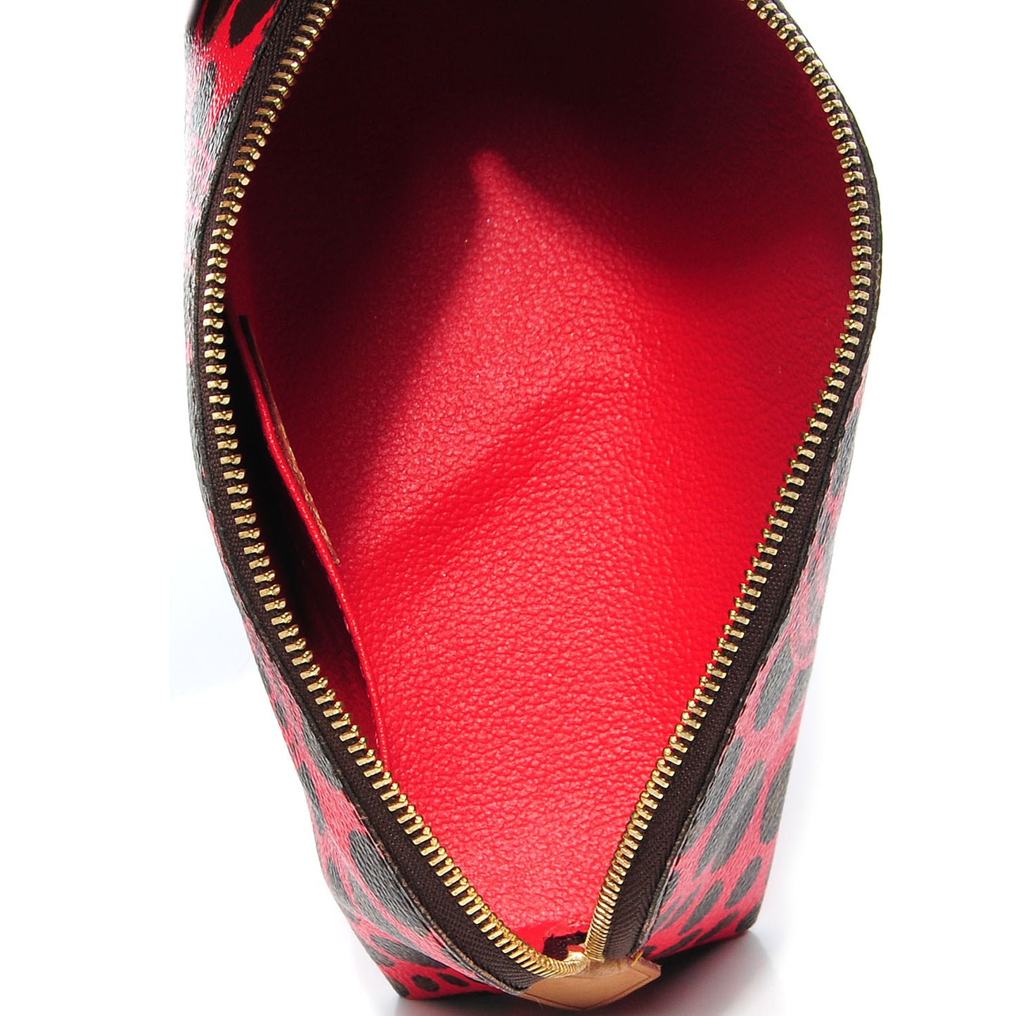 Monogram Kusama Pumpkin Dots Cosmetic Pouch Red