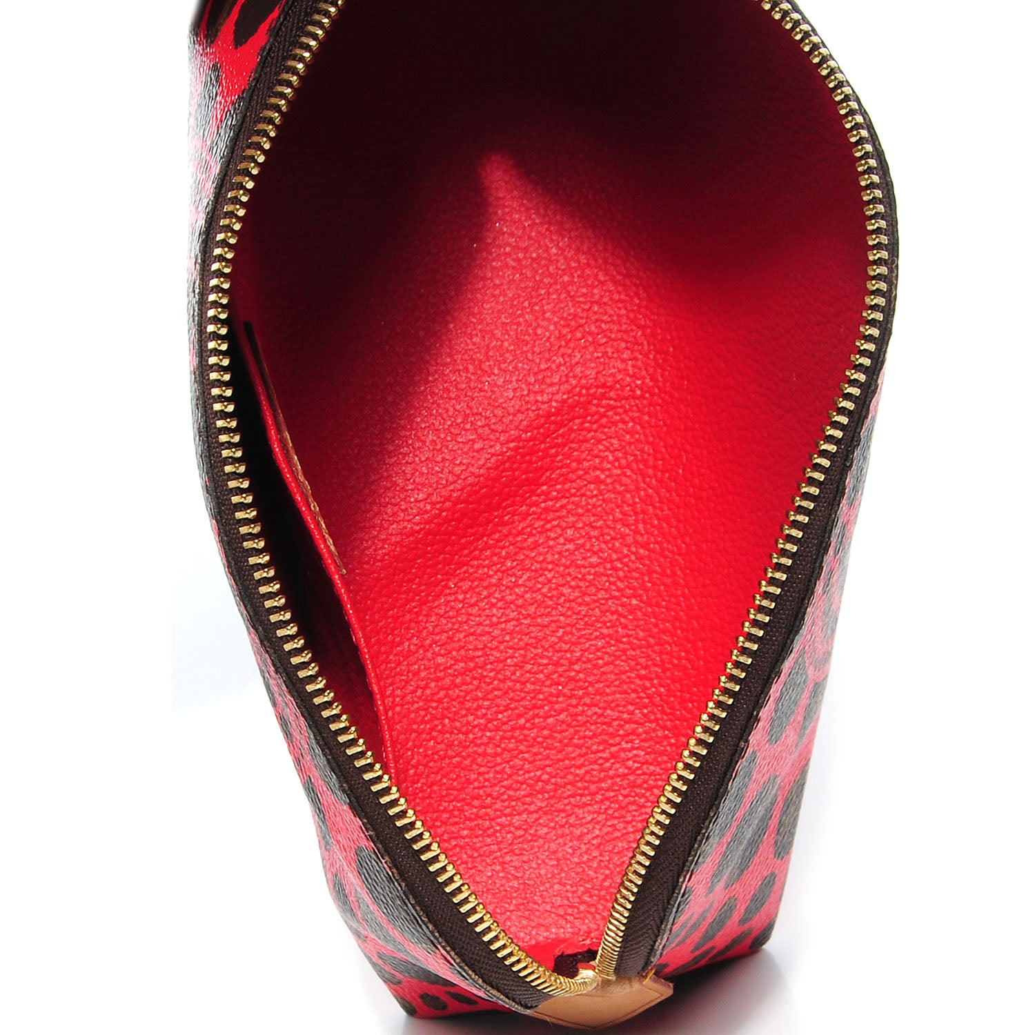 Louis Vuitton Monogram Kusama Pumpkin Dots Cosmetic Pouch Red 8 of 8