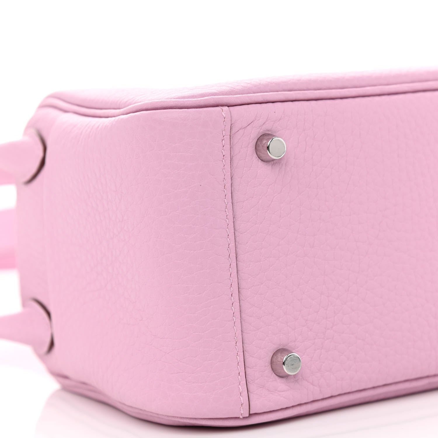 Hermes Taurillon Clemence Mini Lindy 20 Mauve Sylvestre 9 of 11