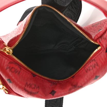 MCM Visetos Small Stark Belt Bag Ruby Red 5 of 8