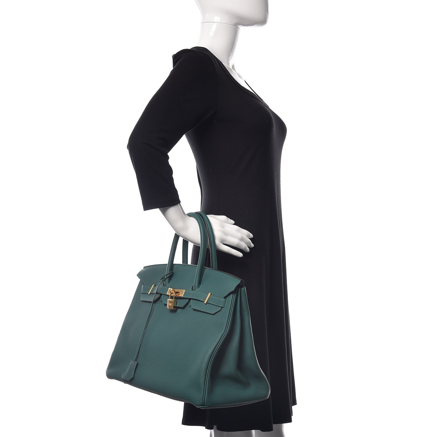 Hermes Togo Birkin 35 Malachite 2 of 9