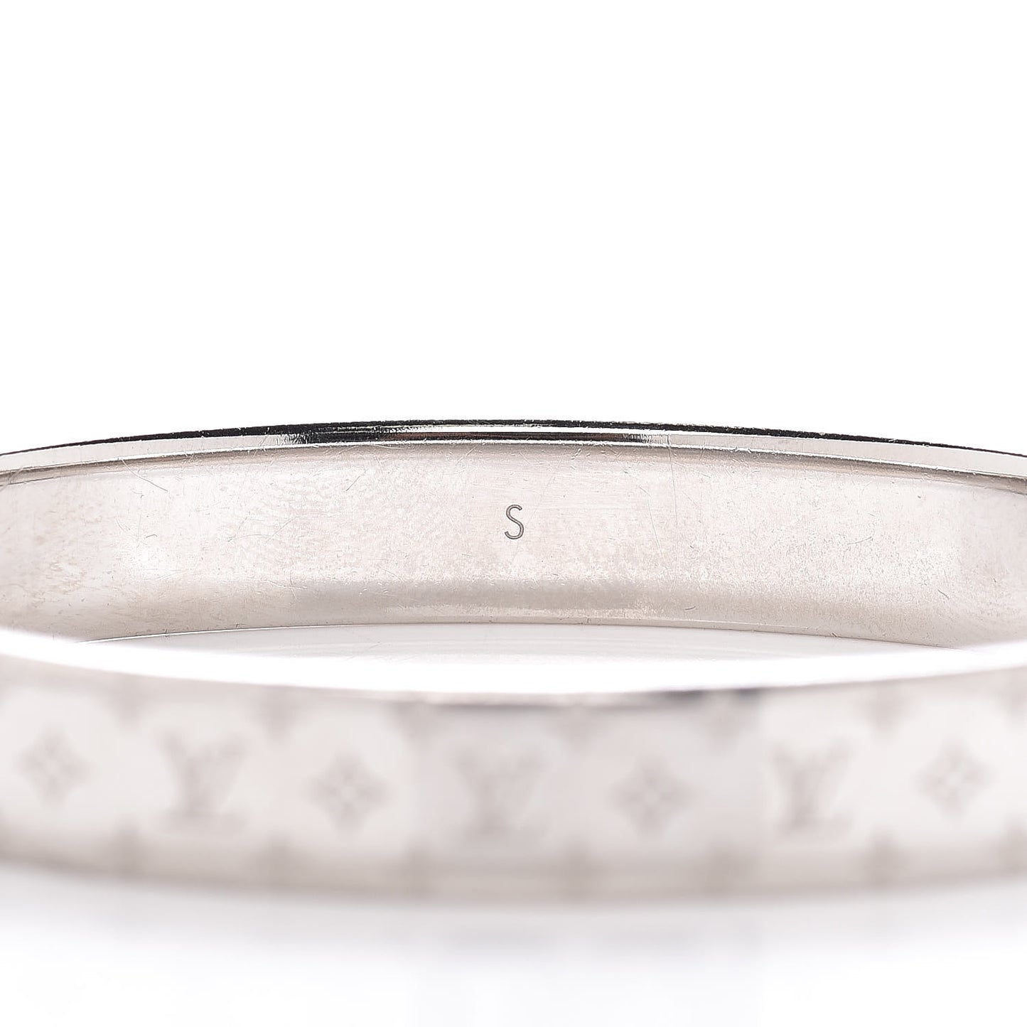 Palladium Monogram Nanogram Cuff S