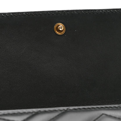 Gucci Calfskin Matelasse GG Marmont Continental Wallet Black 8 of 10