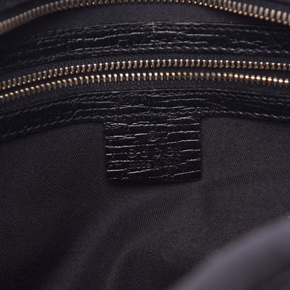 Gucci Monogram Web Large Horsebit Satchel Chain Black 6 of 15