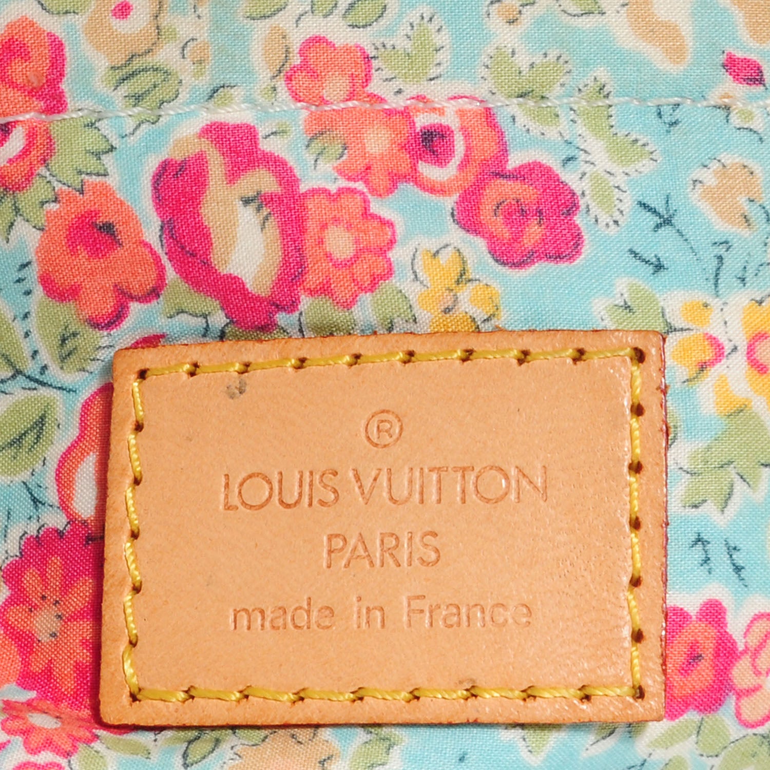 Louis Vuitton Denim Patchwork Pouchy Blue 6 of 7
