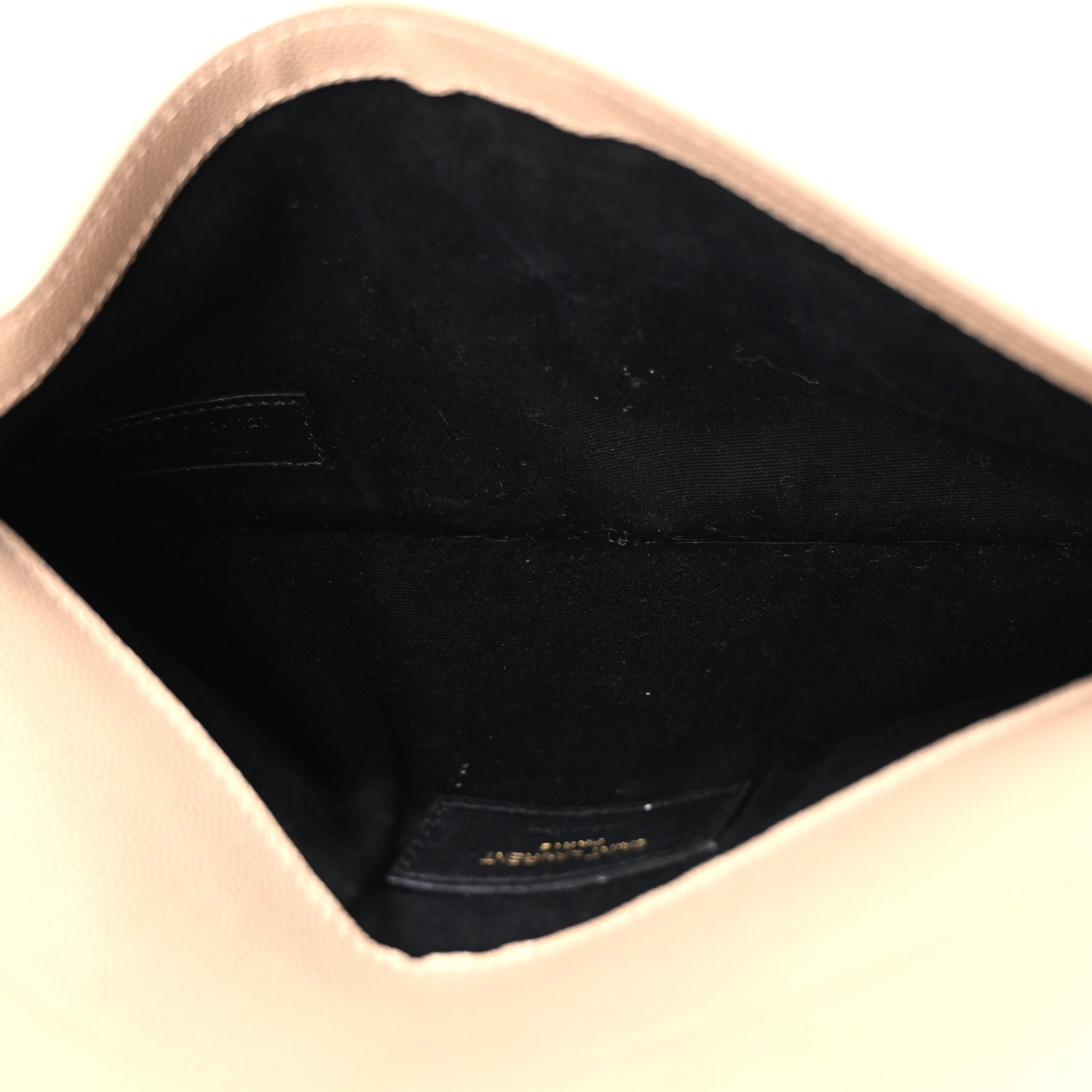 Saint Laurent Grain De Poudre Uptown Pouch Dark Beige 5 of 8